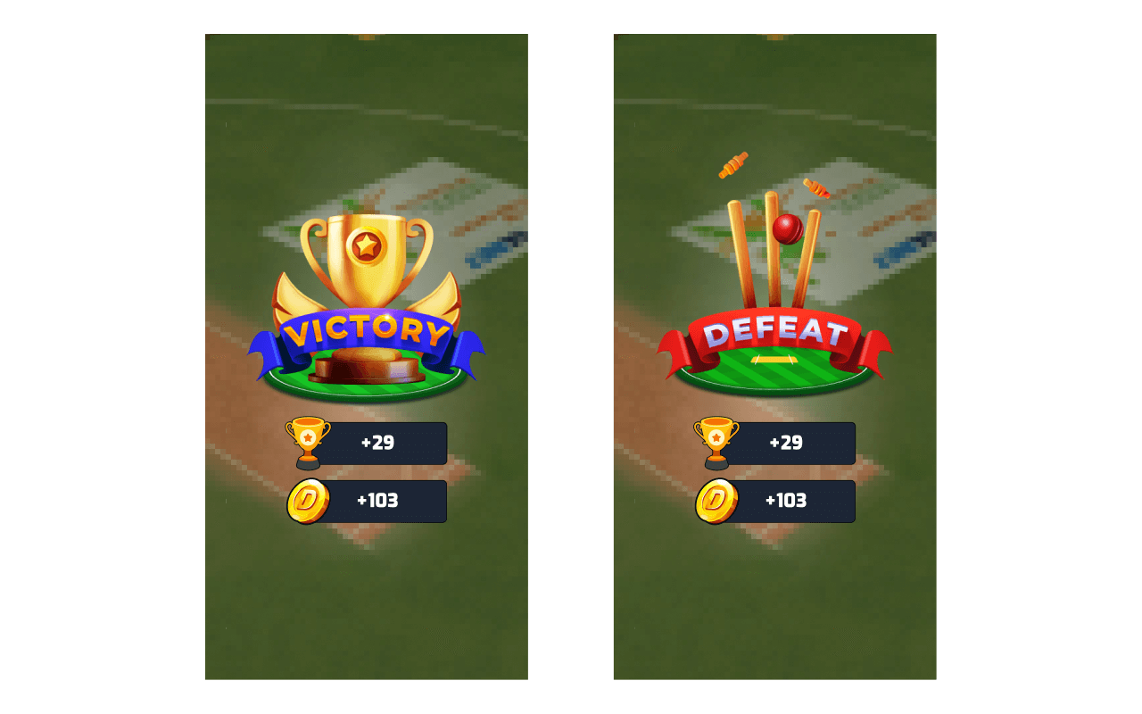 Victory Defeat Screens